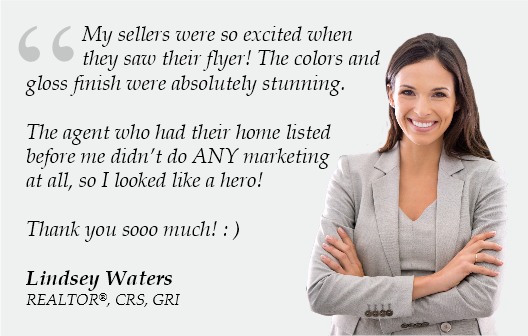 lindsey waters testimonial for luxury home brochures