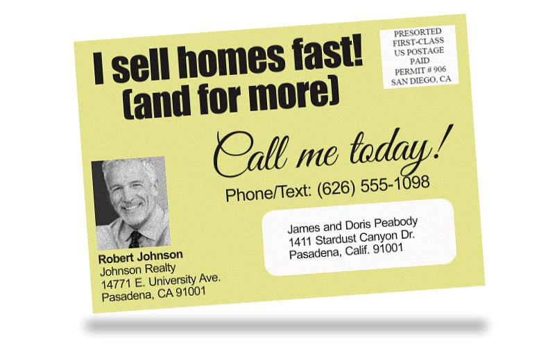 cheap and effective real estate postcards