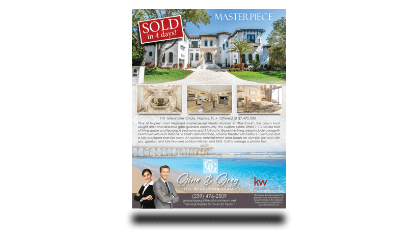 beautiful real estate flyer