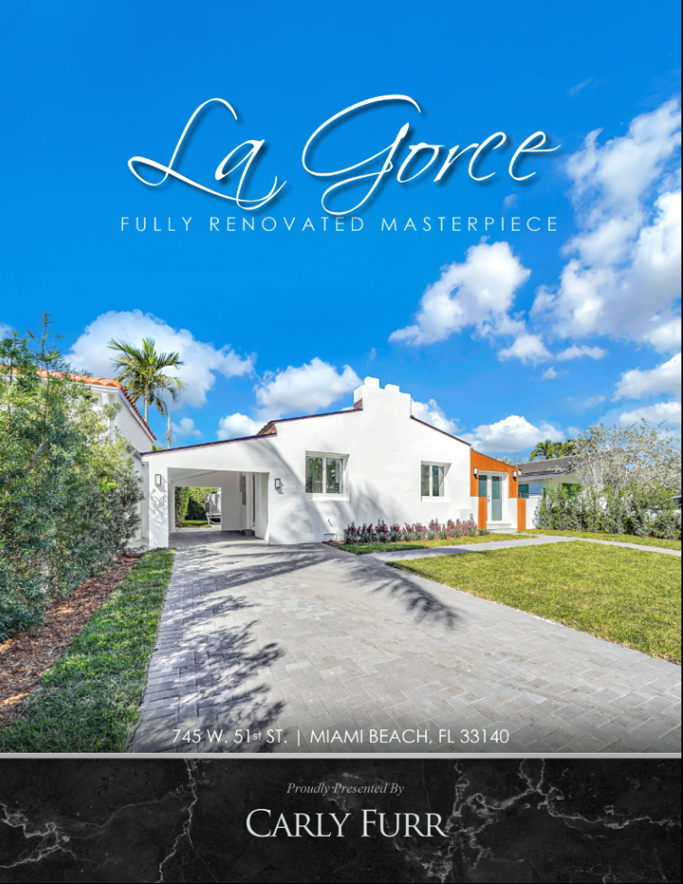 Carly Furr | 745 W. 51st St., Miami Beach, FL 33140