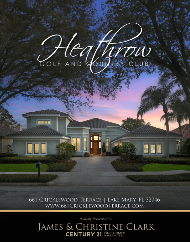 James Clark | 661 Cricklewood Terrace, Lake Mary, FL 32746