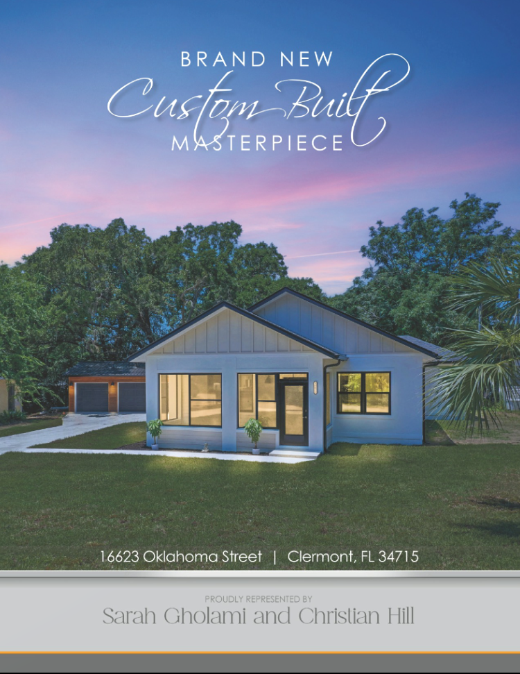 Sarah Gholami | 16623 Oklahoma St., Clermont, FL 34715