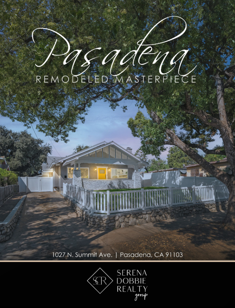 Serena Dobbie | 1027 N. Summit Ave., Pasadena, CA 91103
