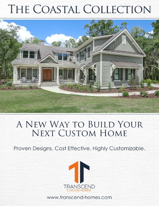 Transcend Custom Homes – The Coastal Collection Luxury Home Brochure cover
