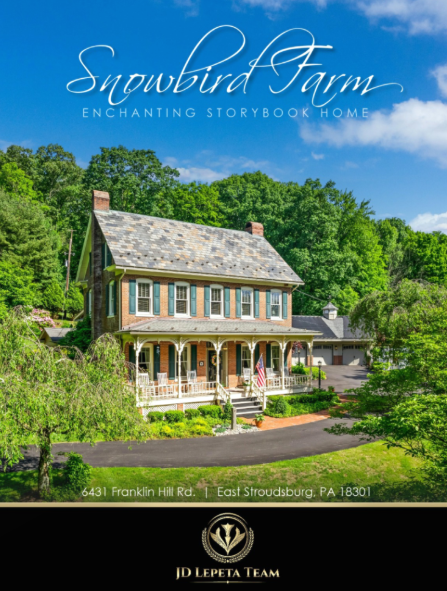 JD Lepeta | Snowbird Farm – 6431 Franklin Hill Rd., East Stroudsburg, PA 18301